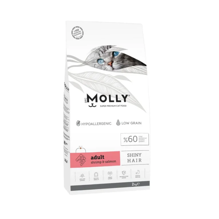 Molly Shiny Hair Adult Shrimp & Salmon