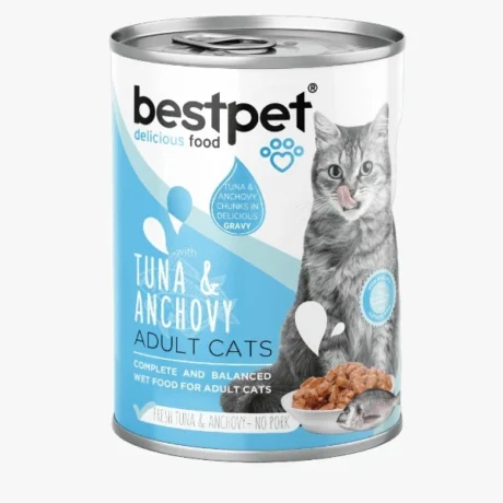 Bestpet wet food with Tuna & Anchovy 400 gm